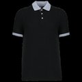 Polo bicolor hombre Black / Oxford Grey 4Xl