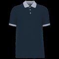 Polo bicolor hombre Navy / Oxford Grey S