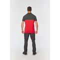 Polo bicolor manga corta unisex