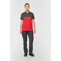 Polo bicolor manga corta unisex