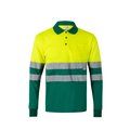 Polo bicolor de manga larga
