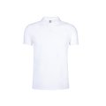 Polo Blanco 100% Algodón Adulto Bla L