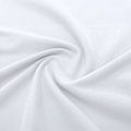 Polo blanco unisex con ribete acanalado