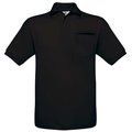 Polo con bolsillo en el pecho Black L