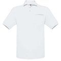 Polo con bolsillo en el pecho White L