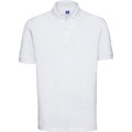 Polo clásico hombre algodón piqué White XL
