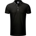 Polo corte slim hombre algodón Black Xl