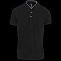 Polo cuello mao para hombre Black / Oxford Grey XXL
