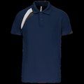 Polo deportivo unisex 100% poliéster Sporty navy/White/Storm grey L