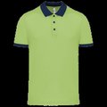 Polo entallado y estilo moderno Lime / Sporty Navy Xl