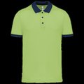 Polo entallado y estilo moderno Lime / Sporty Navy Xs