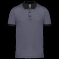Polo entallado y estilo moderno Sporty Grey / Black M