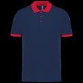 Polo entallado y estilo moderno Sporty Navy / Red S