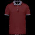 Polo entallado y estilo moderno Wine / sporty grey S
