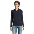 Polo Entallado Manga Larga Mujer French Marino S