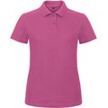 Polo entallado para mujer 100% algodón Fuchsia L