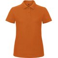 Polo entallado para mujer 100% algodón Orange M