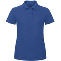 Polo entallado para mujer 100% algodón Royal Blue Xxl