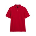 Polo hombre 100% algodón Cherry Red S