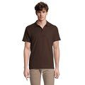 Polo Hombre 210g Algodón CHOCOLATE S