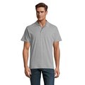 Polo Hombre 210g Algodón Gris Melange 2 4Xl