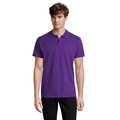 Polo Hombre 210g Algodón Morado Oscuro L