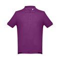 Polo de hombre en algodón 100% Morado S