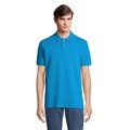 Polo hombre algodón corte cómodo Aqua S