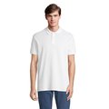 Polo hombre algodón corte cómodo Blanco M