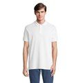 Polo hombre algodón corte cómodo Blanco S