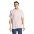 Polo hombre algodón corte cómodo Rosa Pálido L