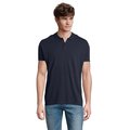 Polo de Hombre en Algodón Orgánico French Marino S