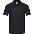 Polo hombre de corte ceñido Black L