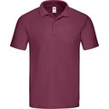 Polo hombre de corte ceñido Burgundy 3XL