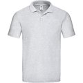 Polo hombre de corte ceñido Heather Grey M