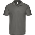 Polo hombre de corte ceñido Light Graphite L