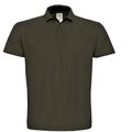 Polo hombre cuello canalé Brown M