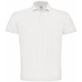 Polo hombre cuello canalé White L