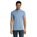 Polo Hombre Manga Corta 200g Azul Cielo M