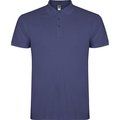 Polo de hombre de manga corta AZUL DENIM XS