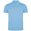Polo de hombre manga corta Celeste L