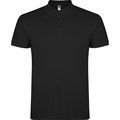 Polo de hombre de manga corta Negro XS