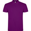 Polo de hombre de manga corta Púrpura 2Xl