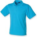 Polo hombre poliéster micropiqué Turquoise 3XL