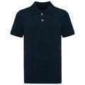 Polo infantil de algodón peinado Navy 8/10 Ans