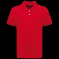 Polo infantil de algodón peinado Red 12/14 Ans