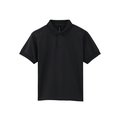 Polo jersey infantil Black S