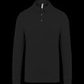 Polo jersey Manga larga para hombre Black S