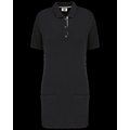 Polo largo mujer Black / Oxford Grey 3XL