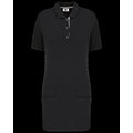 Polo largo mujer Black / Oxford Grey L